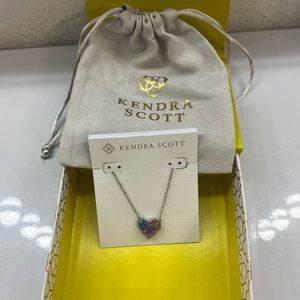 Ari Heart Watercolor Necklace